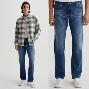 Adriano Goldschmied AG‎ Mens The Graduate Tailored Straight Leg Jeans 32x34 Dark